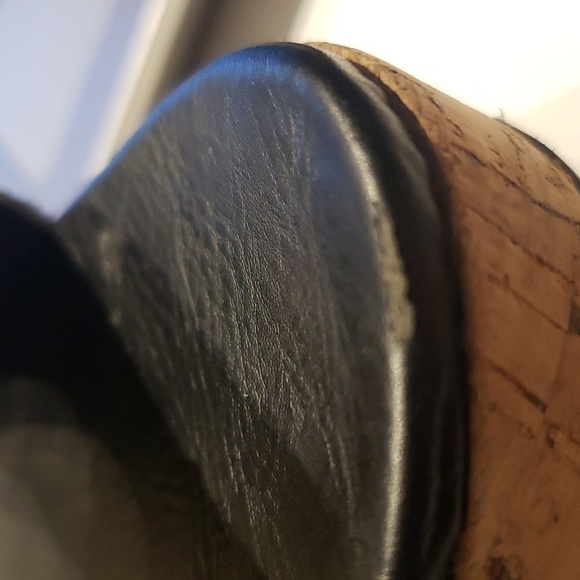 HUSH Puppies Sandals Black Adjustable Wedge Women's Size 6.5 - Picture 11 of 13